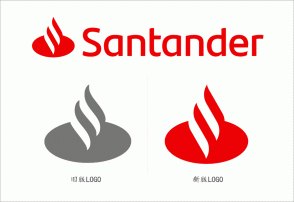 西班牙Santander銀行LOGO設計，改善用戶